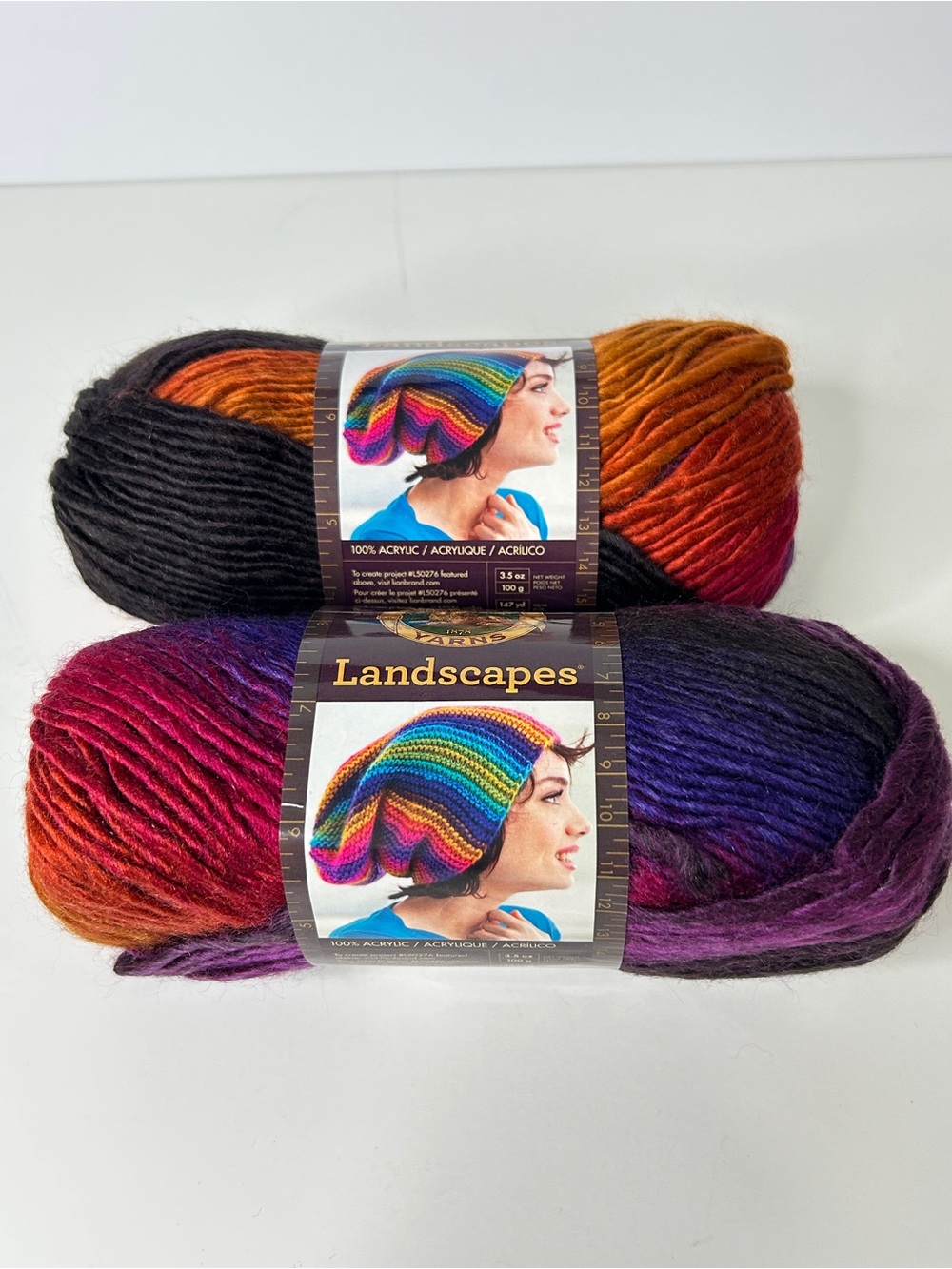 NEW Lion Brand Landscapes Yarn in‎ Volcano - 2 skeins